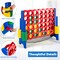 Costway 4-to-Score Giant Game Set 4-in-a-Row Connect Game W/Net Storage for Kids & Adult